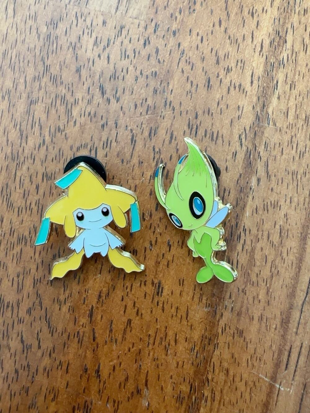 Pokemon Jirachi Celebi Official Collector Enamel Pin Set Lot of 2 TCG